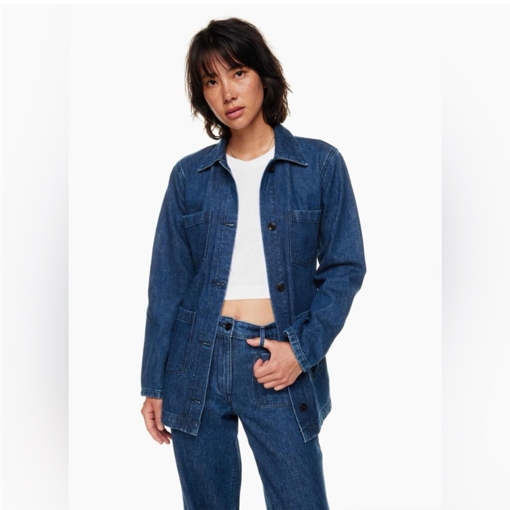 Aritzia Wilfred Free Port Cotton Belted Jacket - Picture 8 of 8